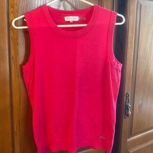 Like new excellent condition, Calvin Klein, hot pink lightweight sweater